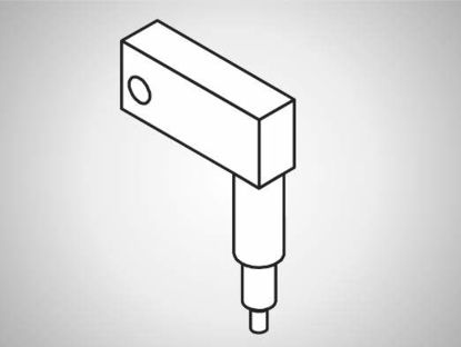 Slika UKR-A Swivel element, compact 90°-L50-type A reverse spring