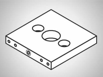 Slika Adapter plate for centring unit