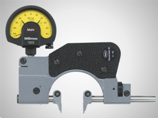 MAHR 840 FM 0-40 MM INDICATING SNAP GAGE MARAMETER M Z MERILNIMI ČELJUSTMI