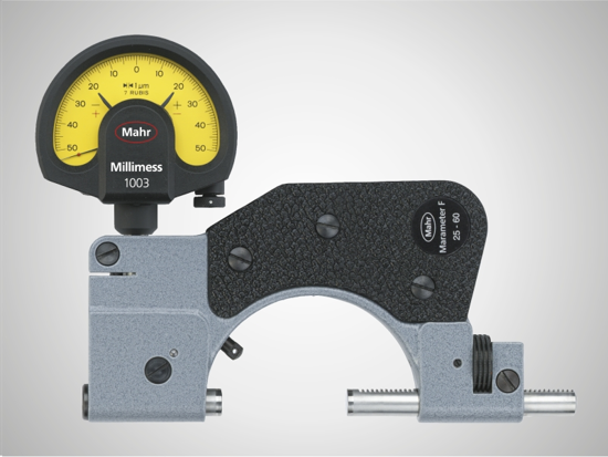 840 F 50-100 MM INDICATING SNAP GAGE MARAMETER F, TRDOKOVINSKA MERILNA